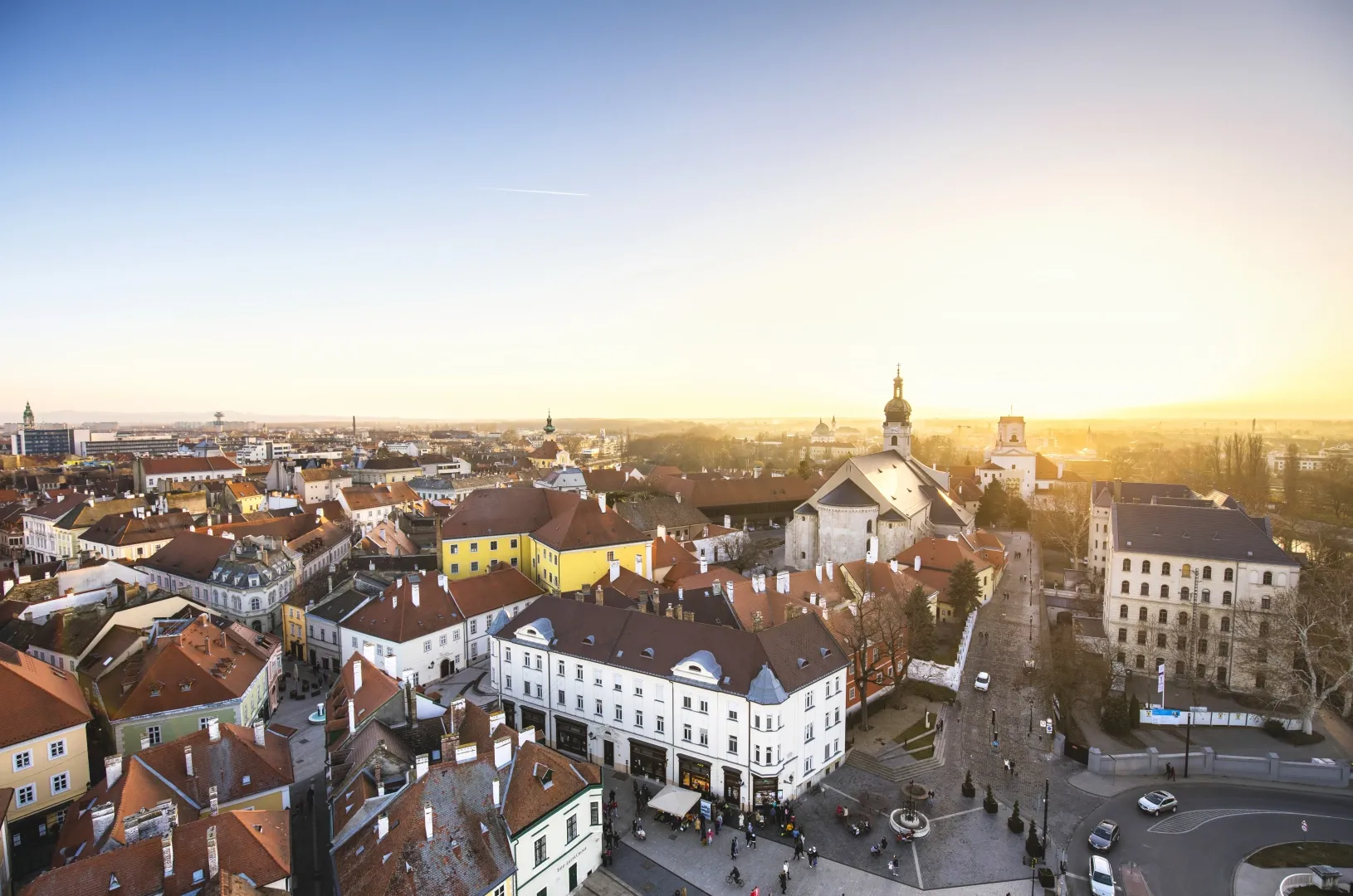 Győr panorama sunset Győr panorama sunset